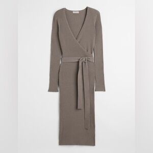 H&M Ribbed Knit Wrap Dress – NWT